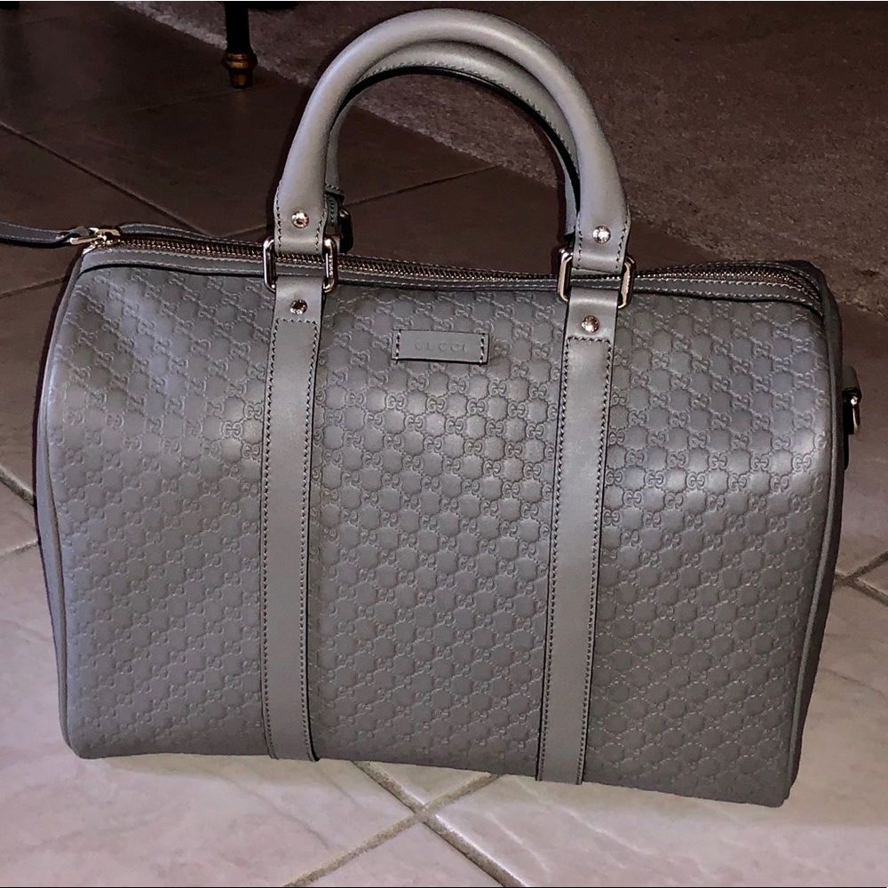Gucci grey tote bag